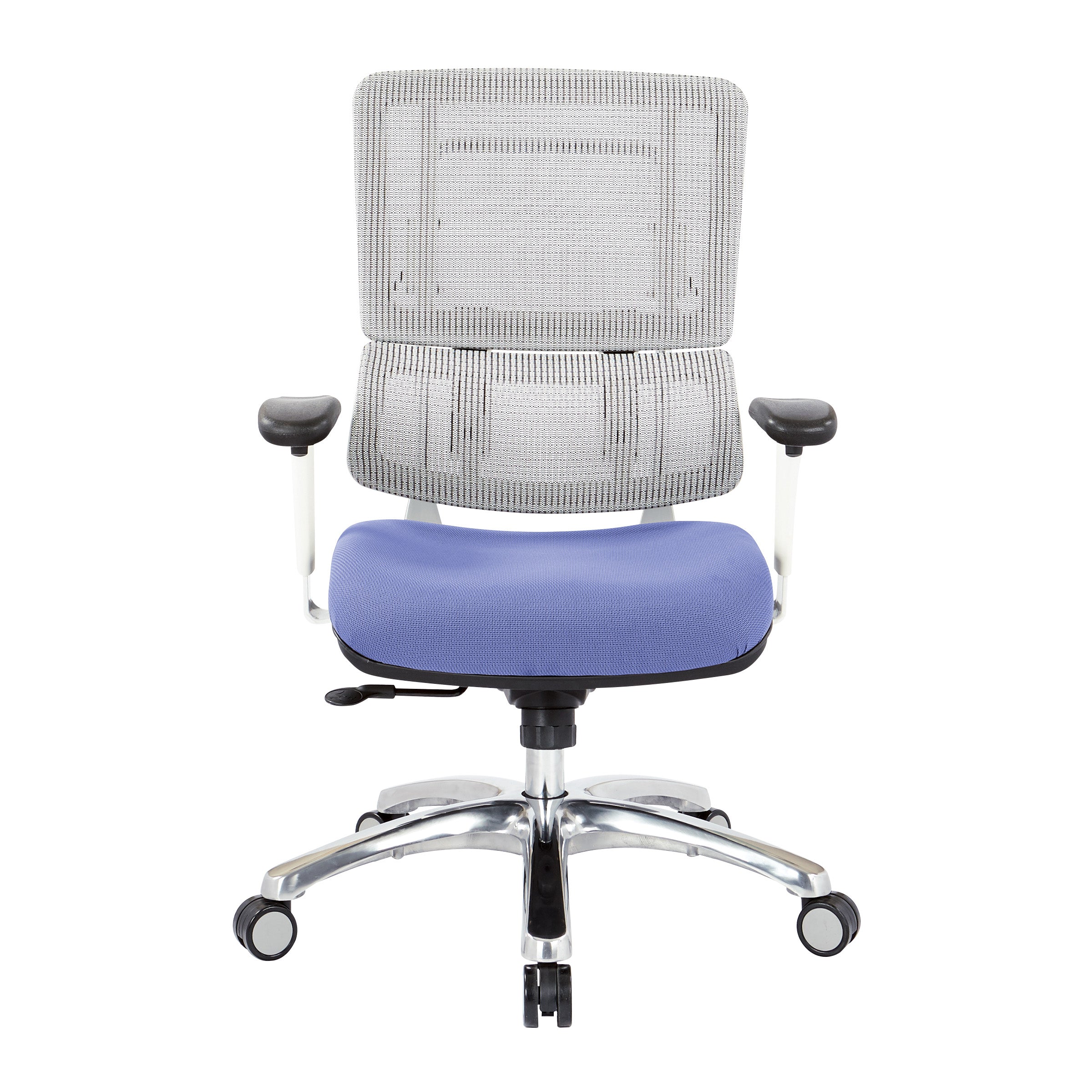 White Vertical Mesh Chair